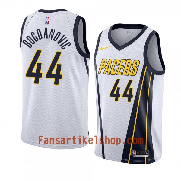 Indiana Pacers Trikot Bojan Bogdanovic 44 2018-19 Nike Weiß Swingman - Herren Indiana Pacers Trikot Bojan Bogdanovic 44 2018-19 Nike Weiß Swingman - Herren